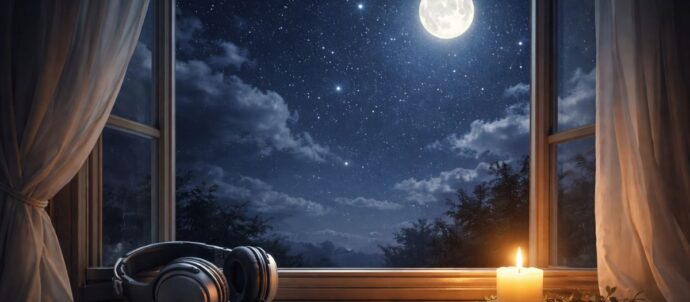 இரவுப் பாடல்கள் நிகழ்ச்சியை பிரதிபலிக்கும் தமிழ் காதல் மற்றும் மென்மையான பாடல்கள் காட்சி