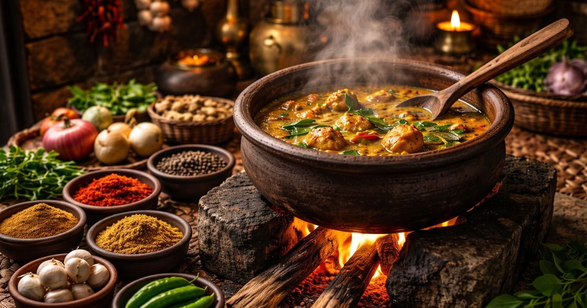 சமையல் அரங்கம் நிகழ்ச்சியை பிரதிபலிக்கும் தமிழ் சமையல் மற்றும் உணவு காட்சி