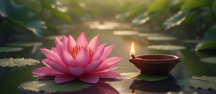 ஆன்மீகத் தென்றல் நிகழ்ச்சியை பிரதிபலிக்கும் தமிழ் ஆன்மீக கலை மற்றும் பரிசுத்த காட்சி