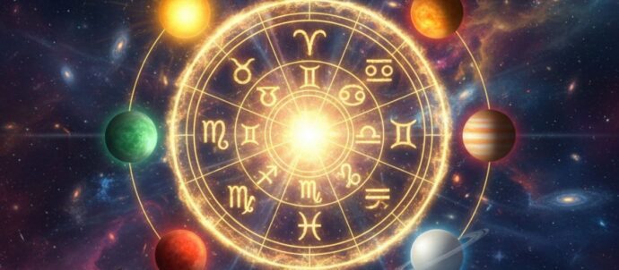 வாரப் பலன் நிகழ்ச்சியை பிரதிபலிக்கும் தமிழ் ஜோதிடம் மற்றும் பலன் காட்சி