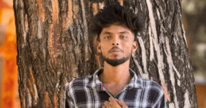 Tamil FM radio program promotional design featuring Mr. S. Jensan