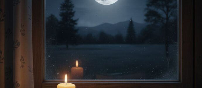 நிலாக் காலம் நிகழ்ச்சியை பிரதிபலிக்கும் தமிழ் கலை மற்றும் தகவல் படம்